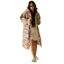 (LXL, Quartz Pink Camo) Regatta Outdoor Active Unisex Waterproof Zip Beach Surfing Changing Robe