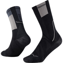 (M, Black) Buff Coolnet Trail Running Crew Socks