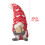 Red knitted Rudolph doll ornament pair 2