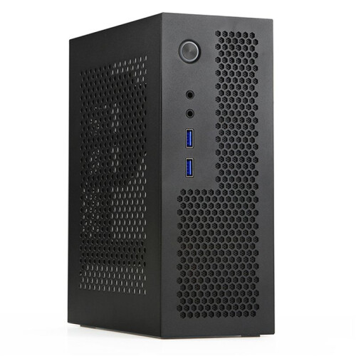 A09 HTPC Computer Case  ITX Gaming PC Chassis Desktop Chassis USB3.0 Computer Case Home Computer Case Black 1