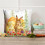 Easter Throw Pillow Covers Linen 18x18 Inch 2