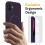 Magnetic Liquid Silicone Case for iPhone 11 Purple 2