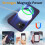Magnetic Liquid Silicone Case for iPhone 11 Purple 3