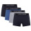 Ted Baker (S, Navy/Multicoloured) Ted Baker Mens Plain Boxer Shorts (Pack of 4) 2