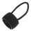Black Acrylic Hair Band Elastic Ponytail Holder 2 Pack 8