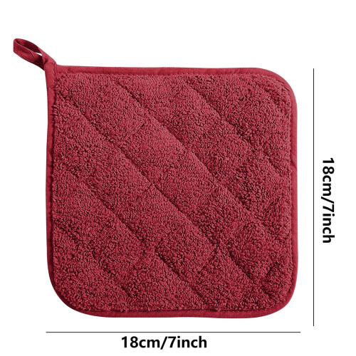 Cloth-Coated Placemats Thickened Insulation Mat 6 Pack 1