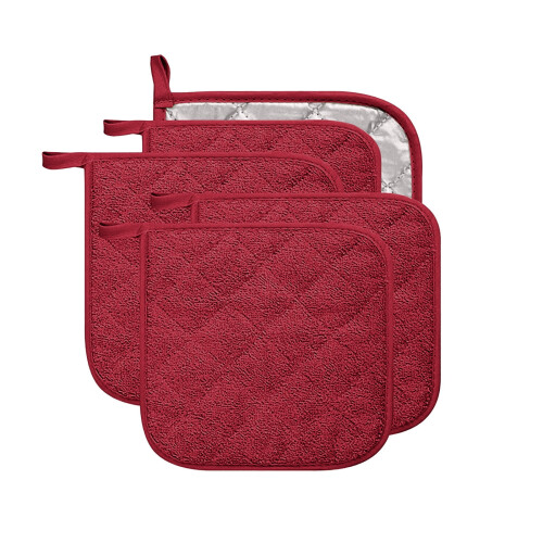 Cloth-Coated Placemats Thickened Insulation Mat 6 Pack 2