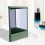 Non-Reversing Vanity Makeup Mirror, Real-View, 3