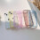 Clear Phone Case with Wave Border Design Purple for iPhone 7