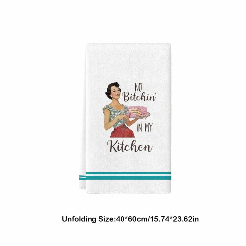 Funny Kitchen Towels with Sayings Absorbent Decorative 2