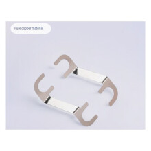 Speaker Four-Position Junction Box Connecting Piece Pure Copper Curved Piece DIY Audio Accessories Gold