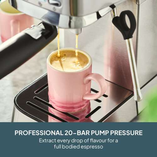 Cooks Professional Cooks Professional 20 Bar Espresso Machine | Silver 2