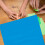 Color Sponge Paper Sheets for DIY Crafts Blue 10 pcs 2