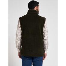 JACK PYKE Men's Countryman Chunky Fleece Gilet Dark Olive XX-Large