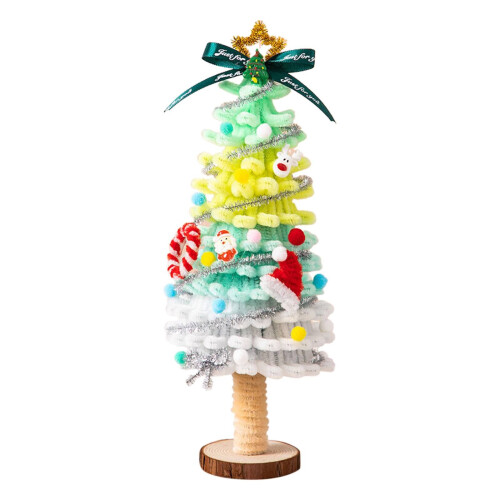 Mini Christmas Tree Table Top 11 Inch with Gold Star 1