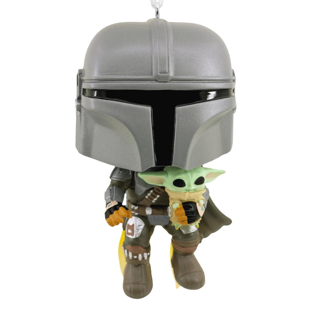 Funko Star Wars - Mandalorian & Grogu Pop! Christmas Tree Ornament - Image 3