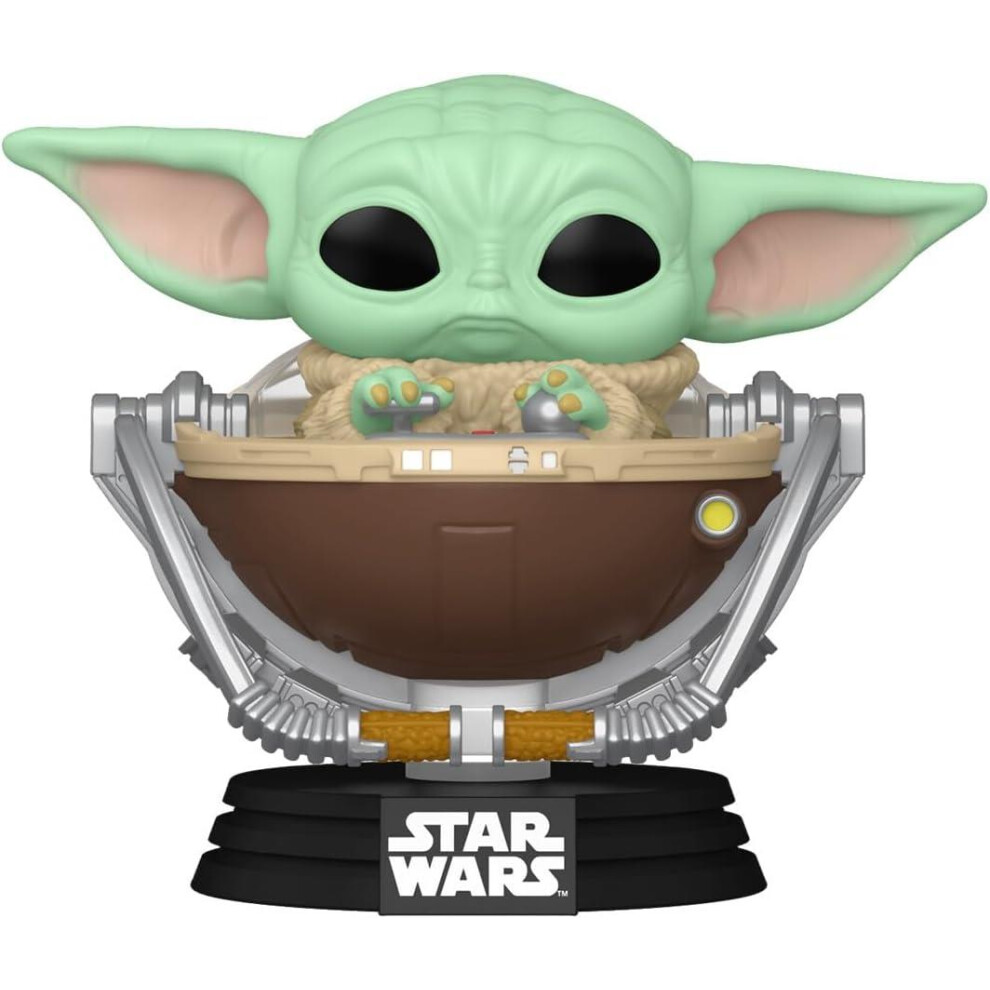 Funko Star Wars: The Mandalorian And Grogu - Grogu In Pram Pop! Vinyl Bobble-Head Figure (823) - Image 6