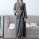 Women's Terry Cloth Flannel Bathrobe Grey Double Pockets 6