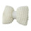 Coquette Bow Pillow White Lace Ruffle Decorative Cushion 2