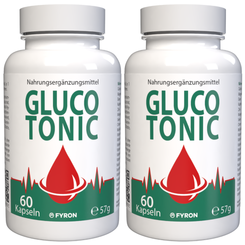 Gluco Tonic - 120 κάψουλες - 2 τεμ. - Σύμπλ. διατροφής, 22 βιτ. & μέταλλα