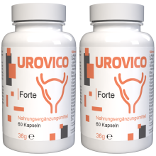 Urovico - 120 Kapseln - 2er Pack - Nahrungsergänzungsmittel mit L-Arginin, Maca und Ginseng