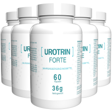 Urotrin Forte - 300 Kapseln - 5er Pack - Nahrungsergänzungsmittel mit L-Arginin, Maca und Ginseng