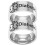 Diabetic Alert Ring Titanium Unisex Band 3