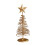 Gold Spiral Christmas Tree Decor with Star Topper 2