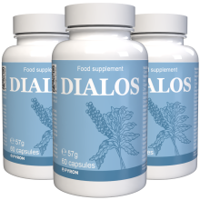 Dialos - 180 Kapseln - 3er Pack - Nahrungsergänzungsmittel mit 22 Vitaminen und Mineralstoffen