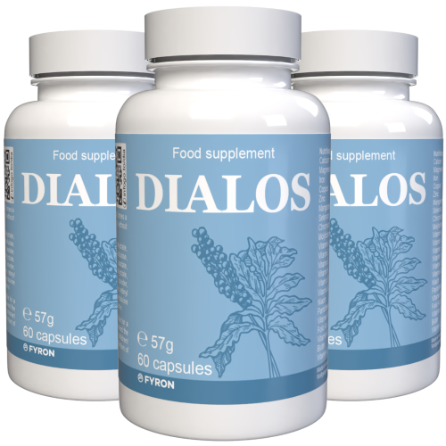 Dialos - 180 κάψουλες - 3 τεμ. - Σύμπλ. διατροφής με 22 βιταμίνες & μέταλλα