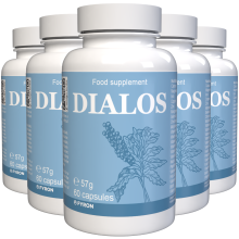 Dialos - 300 Kapseln - 5er Pack - Nahrungsergänzungsmittel mit 22 Vitaminen und Mineralstoffen