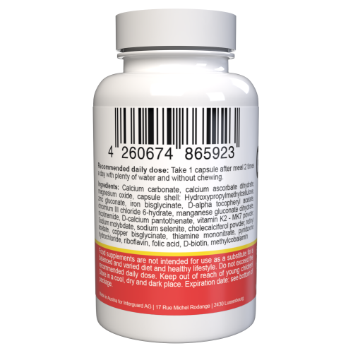 Gluconix Forte - 120 κάψουλες - Σύμπλ. διατροφής, 22 βιτ. & μέταλλα