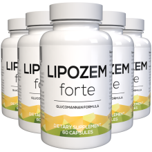 Lipozem Forte – Voedingssupplement met Glucomannan, 300 Capsules
