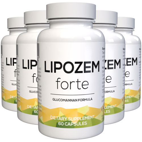 Lipozem Forte – Complément Alimentaire au Glucomannane, 300 Gélules