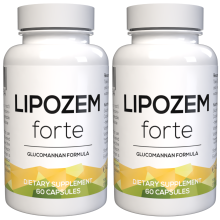 Lipozem Forte – Voedingssupplement met Glucomannan, 120 Capsules