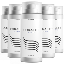 CORALIFT - 500 ml - 5-es csomag - Ápolókrém sheavajjal, szőlőmagolajjal és hialuronsavval
