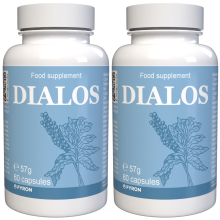 Dialos - 120 Kapseln - 2er Pack - Nahrungsergänzungsmittel mit 22 Vitaminen und Mineralstoffen