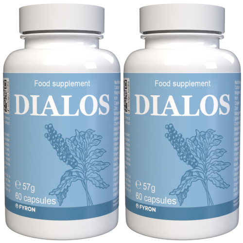 Dialos - 120 κάψουλες - 2 τεμ. - Σύμπλ. διατροφής με 22 βιταμίνες & μέταλλα