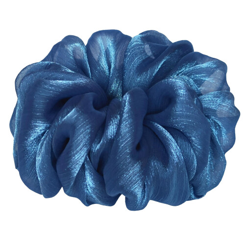 Soft Chiffon Scrunchies 38-Color Large Ponytail Holders 2