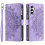 Zipper Wallet Case for Samsung Galaxy A35 5G Purple 2