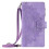 Zipper Wallet Case for Samsung Galaxy A35 5G Purple 3