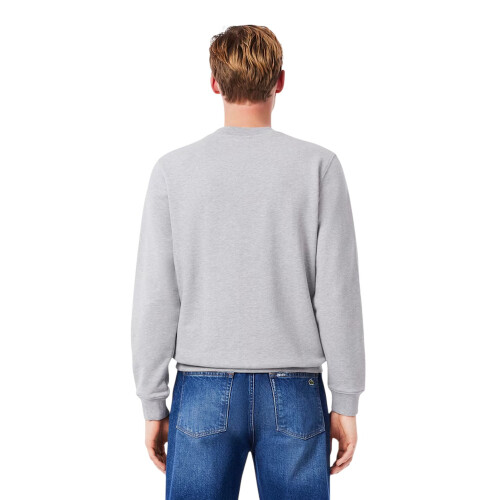 Lacoste (L, Grey) Lacoste Mens Cotton Sweatshirt 1