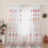 Christmas Curtains Santa Embroidery Rectangular White Fabric 4
