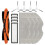 Compatible Compatible with  S40C E101 Robot Vacuum Accessory Kit Main Side Brush and HEPA Filter Replacement 13pcs 2