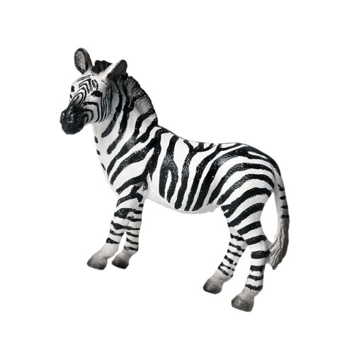 Zebra Toy Wild Animal Figurine Plastic Office Decor Gift 1 2