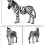 Zebra Toy Wild Animal Figurine Plastic Office Decor Gift 1 5