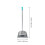 Dustpan with Upright Steel Handle, Stainless Steel, 4