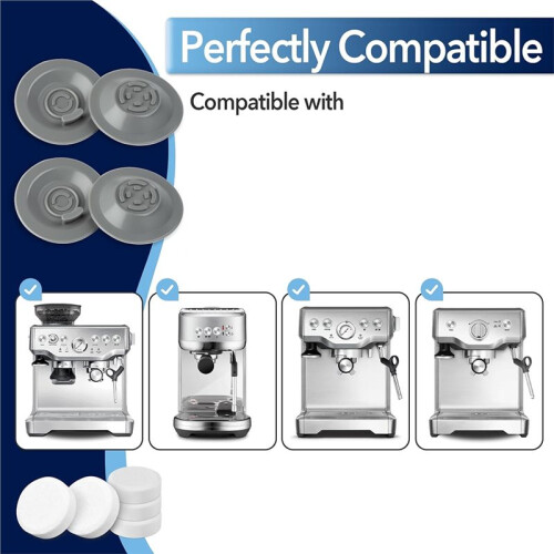 24 Pack Cleaning Tablets & 4 Pack 54mm Backflush Discs, Espresso Filter Kit for  Espresso Machines 2
