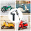 E-Bike Throttle Grip Kit with Keys for Speed Control 5