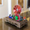 Rádio de Cristal com Bobina de Flor de Cesta Dupla e Base de Madeira 6